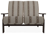St. Catherine Deep Seat Outdoor Loveseat, Guru Walnut/Kona