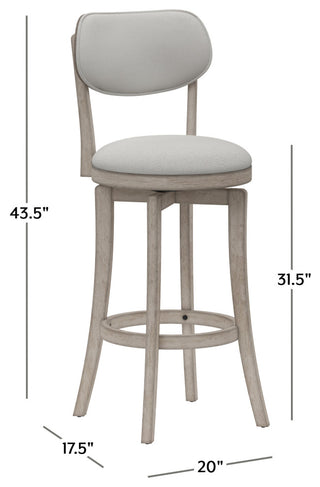 Hillsdale Sloan Swivel Bar Height Stool