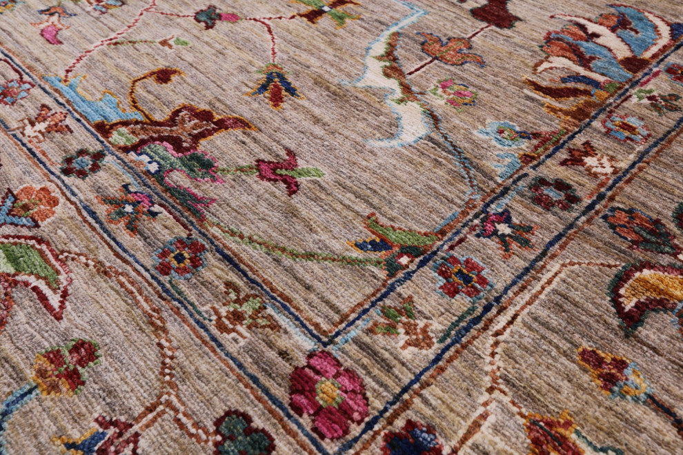 Persian Tabriz Hand Knotted Wool Rug 5' 8" X 7' 5" Q8337