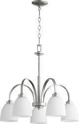 Quorum Lighting (6360-5-64) Reyes Transitional Nook in Classic Nickel
