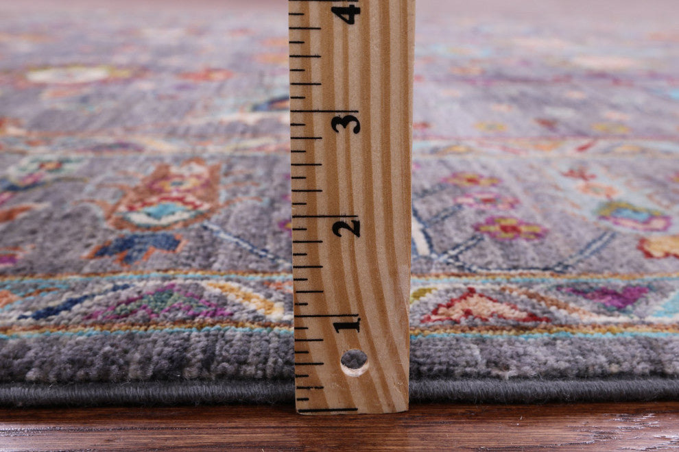 5' 10" X 7' 8" Hand-Knotted Persian Tabriz Wool Rug Q9628