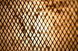 Maxim 27565 Boundry 6 Light 24"W Mica / Mesh Drum Chandelier - Black / Barn