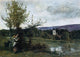 Jean-Baptiste-Camille Corot The Verdant Bank Wall Decal