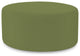 36" Universal Round Ottoman With Slipcover, Seascape Moss