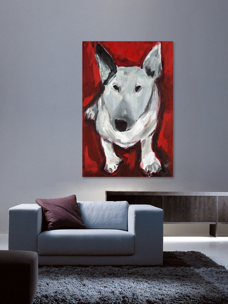 "T DoG" Painting Print on Canvas by Tori Campisi