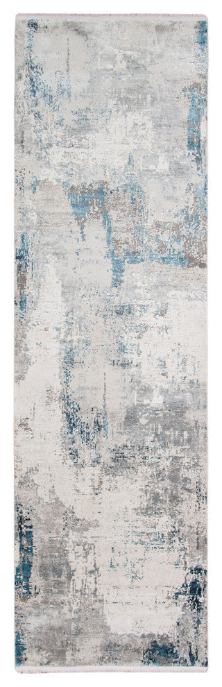 Venice Dacono Runner, Gray, 3' x 9'10", Abstract