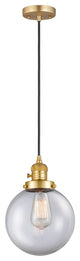 INNOVATIONS 201CSW-SG-G202-8-LED 1-Light Mini Pendant Satin Gold