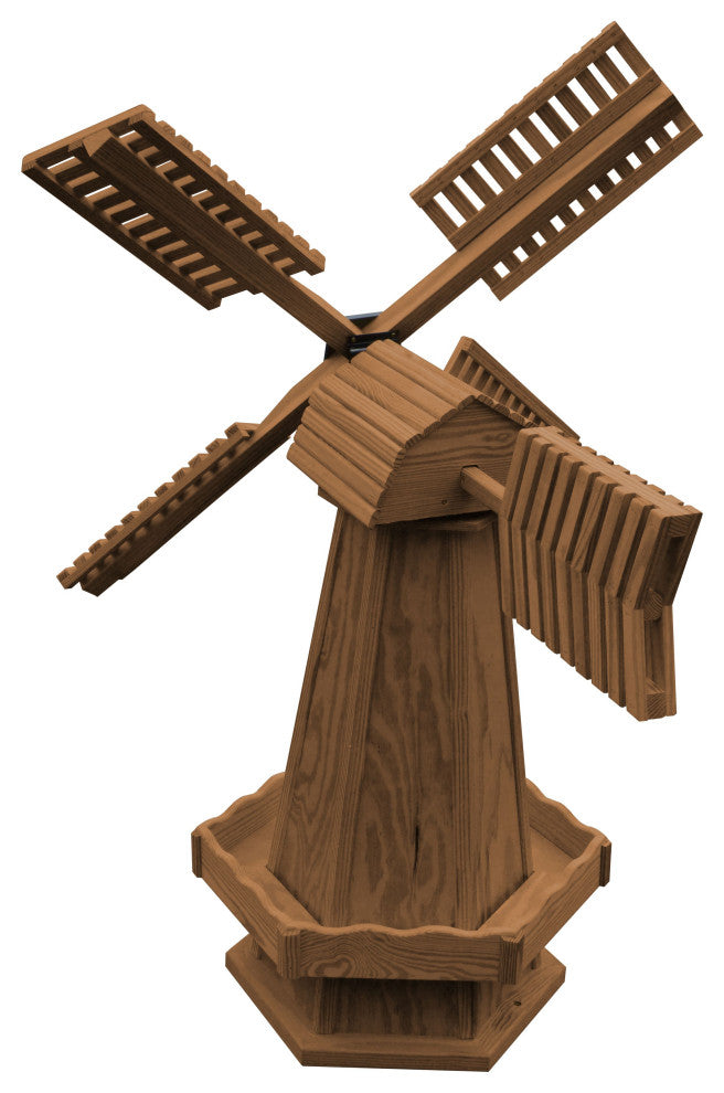 Pressure Treated Dutch Windmill, Mushroom Stain, Large