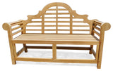 Classic Lutyens Grade A Teak 2 Seater Bench, 53"