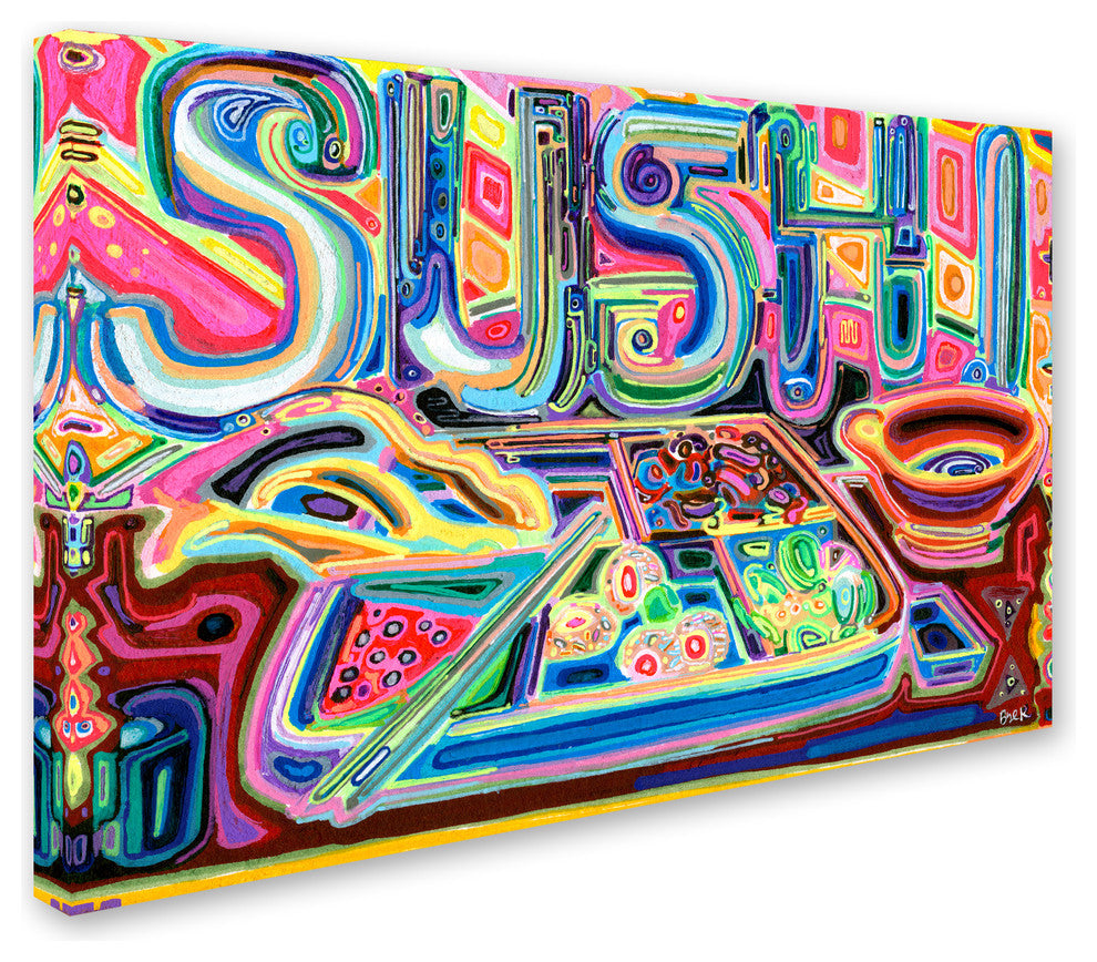 Josh Byer 'Sushi' Canvas Art, 30" x 47"