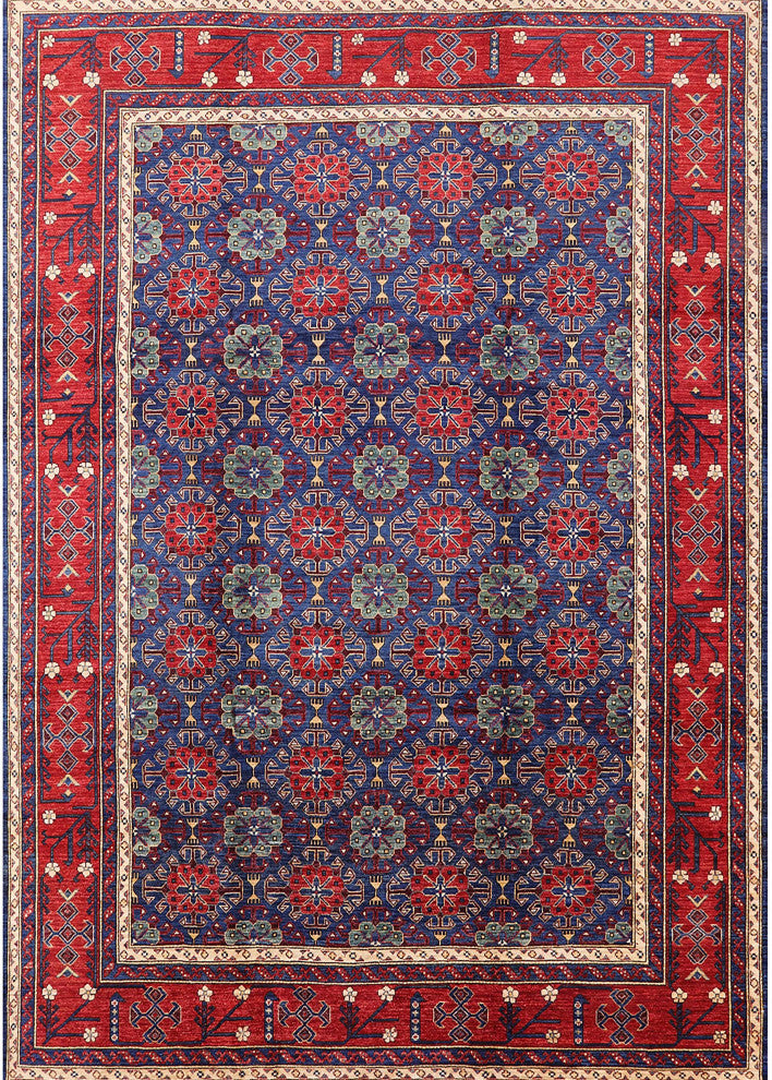 Ahgly Company Indoor Rectangle Mid-Century Modern Area Rugs, 2'' x 5''