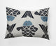 14x20" Big Fish Nautical Decorative Indoor Pillow, Dusty Smoke
