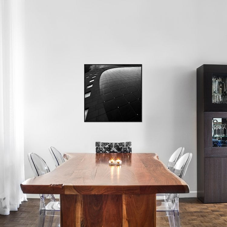 "Transparency" Framed Canvas Giclee by Gilbert Claes, 31x31"