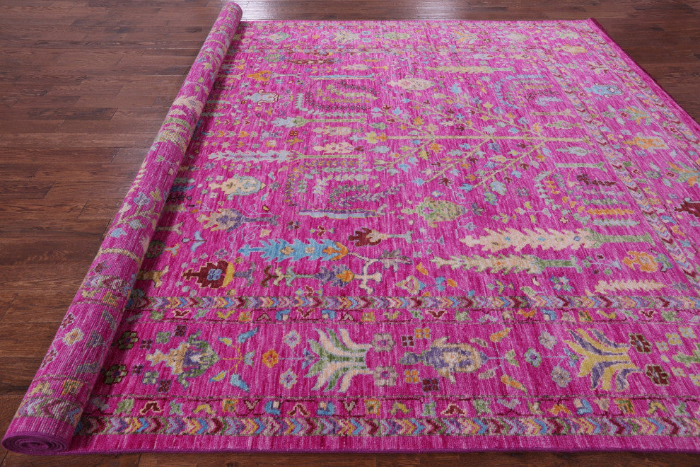 10' 1" X 13' 11" Turkish Oushak Handmade Wool Rug - Q15624