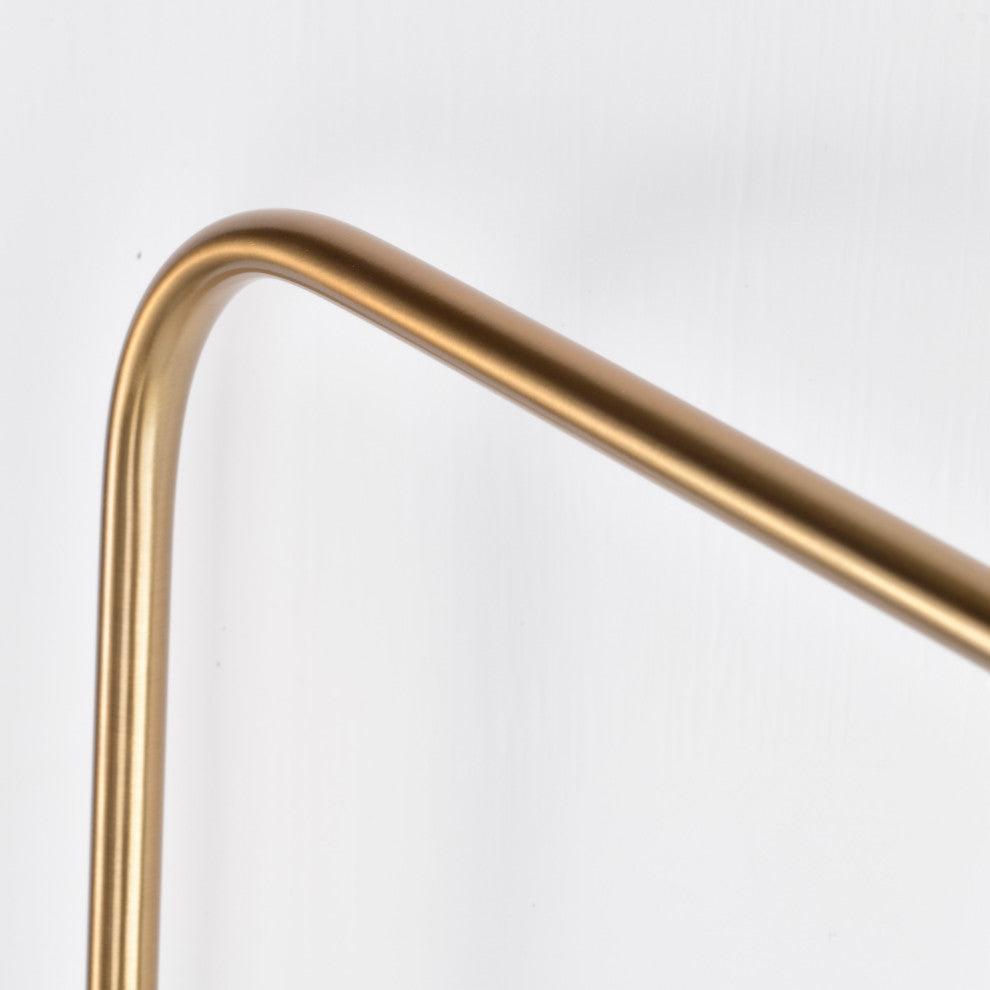 Trilby 2-Light Wall Sconce, Matte White With Burnished Brass