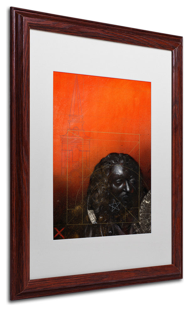 Nick Bantock 'Hawksmoor' Matted Framed Art, 20x16