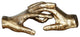 Uttermost Hold My Hand Gold Sculpture