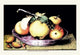 A Dish with Apples and Almonds- Gallery Wrapped Canvas Art 28" x 42"