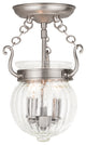 Everett Ceiling Mount, Brushed Nickel
