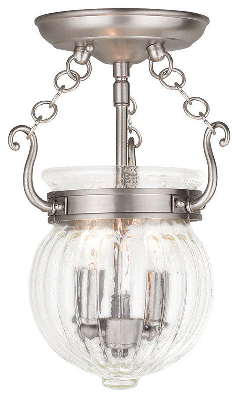 Everett Ceiling Mount, Brushed Nickel