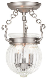 Everett Ceiling Mount, Brushed Nickel