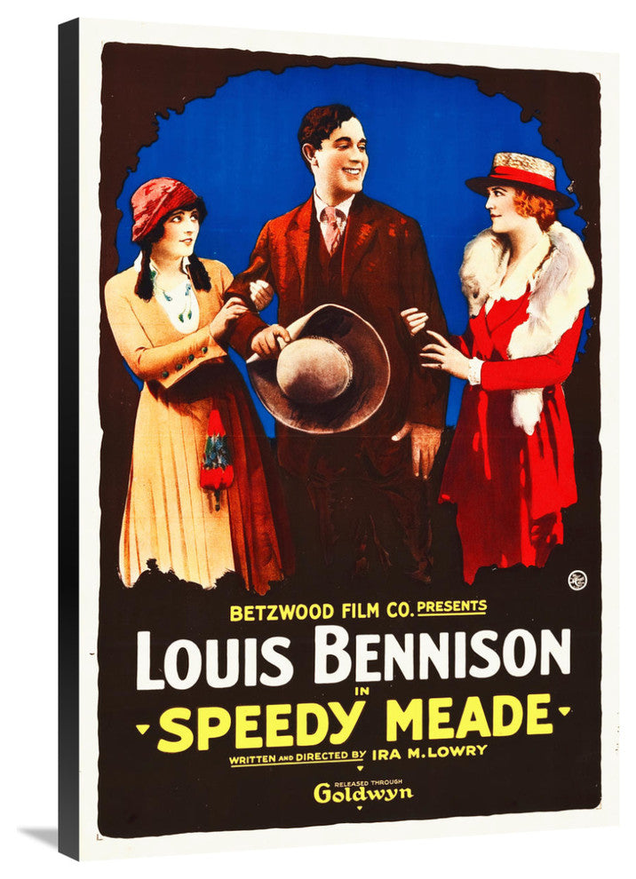 "Speedy Meade" Stretched Canvas Giclee by Hollywood Photo Archive, 24x36"