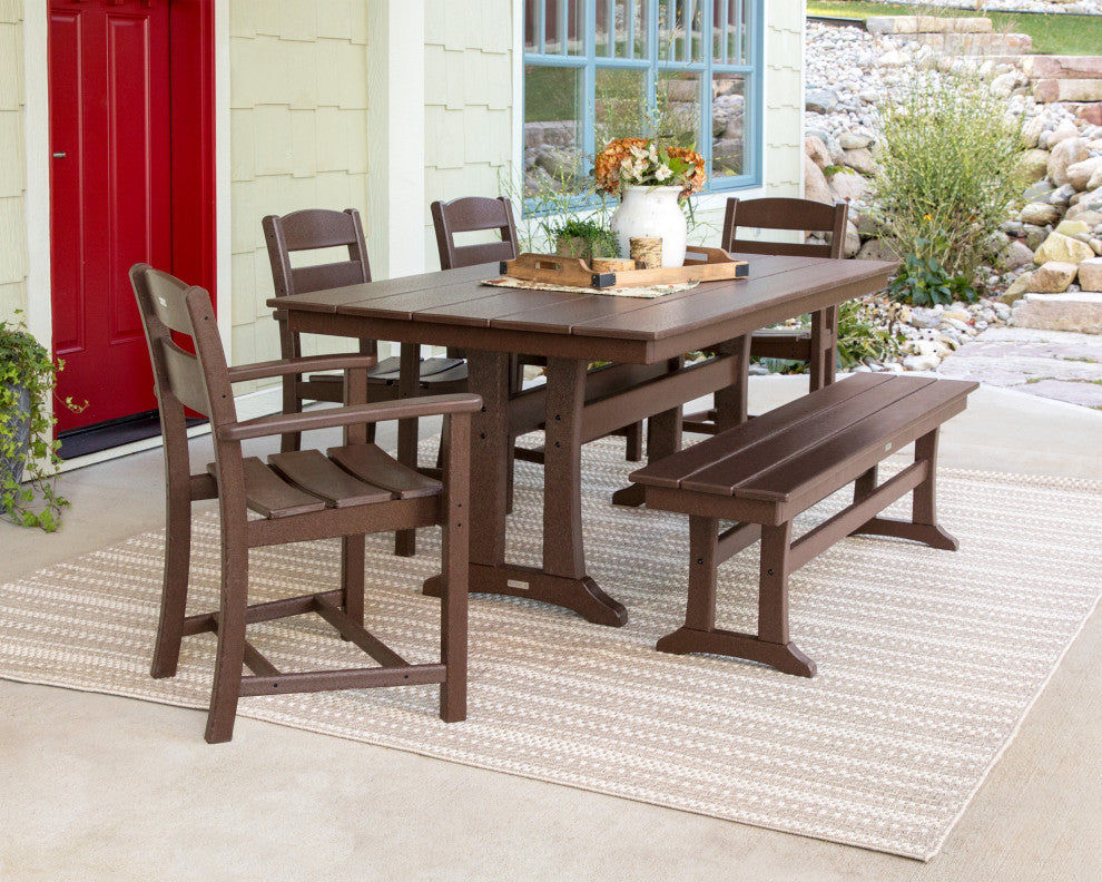 Ivy Terrace Classics 6-Piece Dining Set, Slate Gray