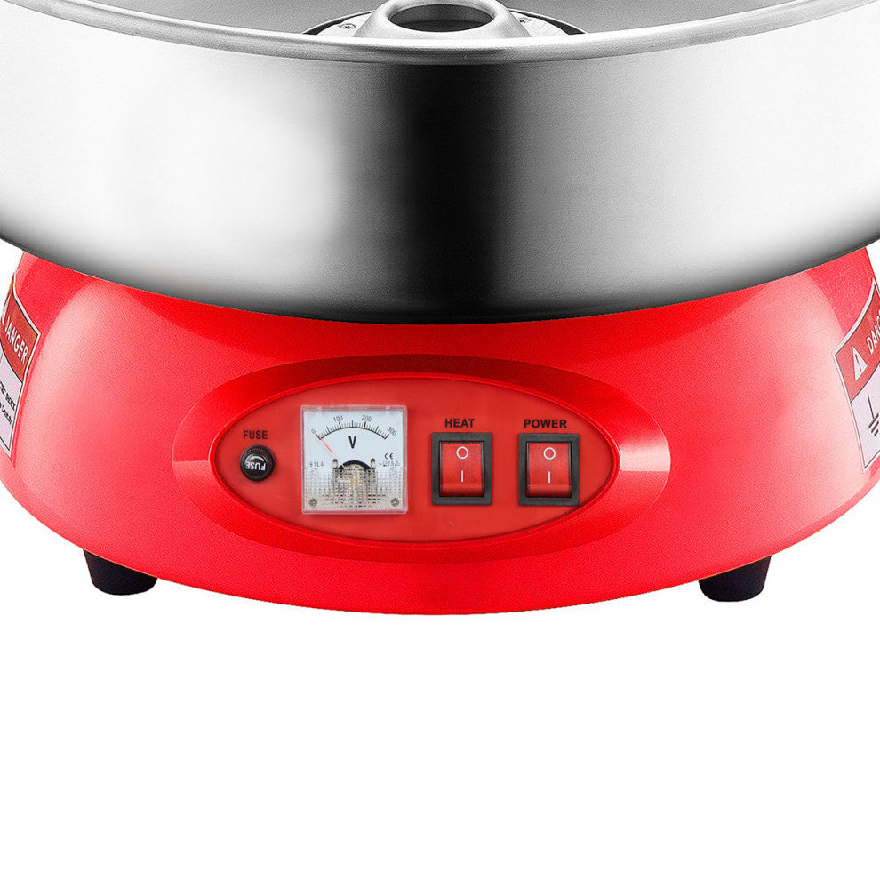 Compact Commercial Cotton Candy Machine, Red