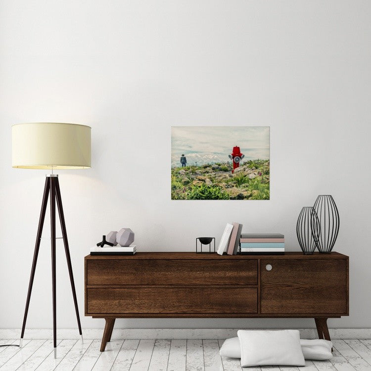 "Homesick" Stretched Canvas Giclee by Ambra, 32x24"