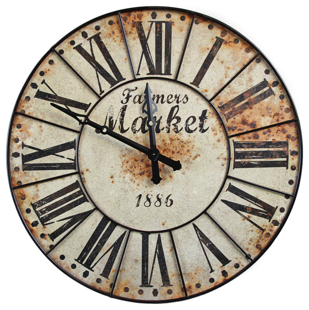 Giant Farmers Market Clock