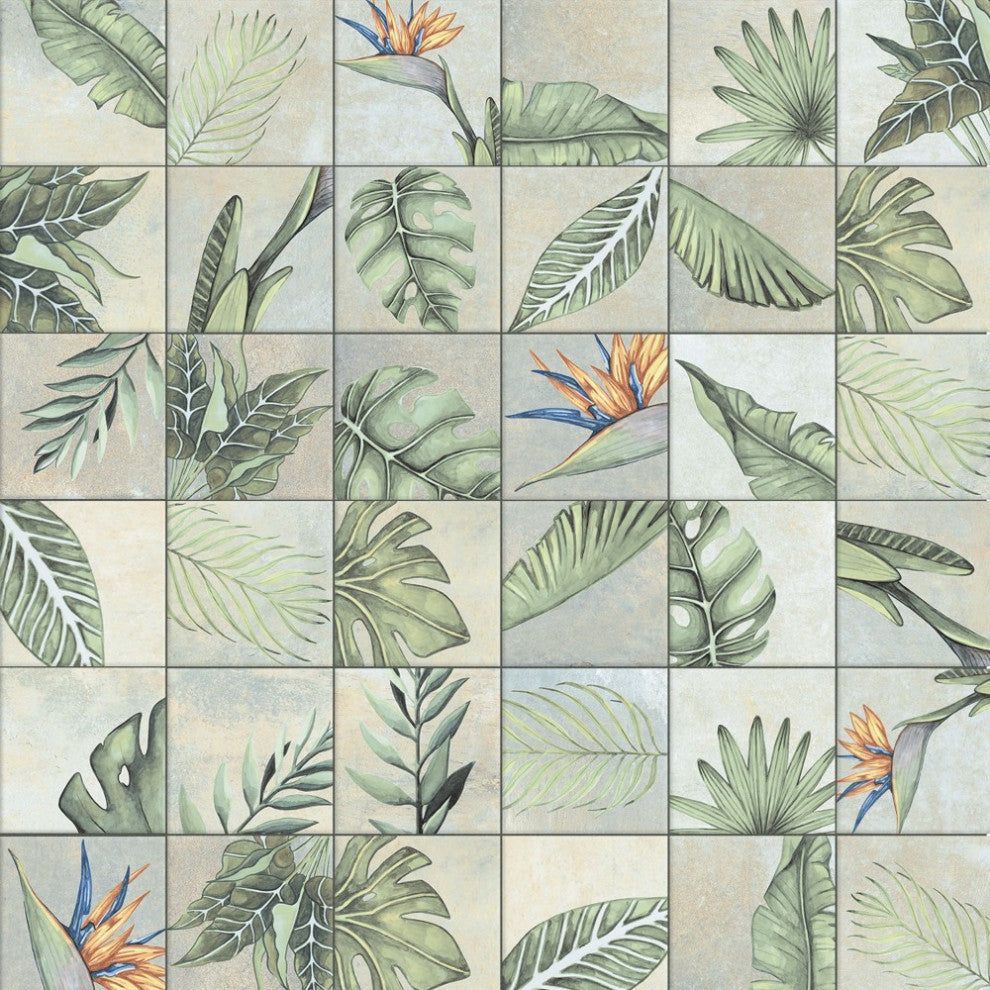 Nusa Botanic Jade Porcelain Floor and Wall Tile