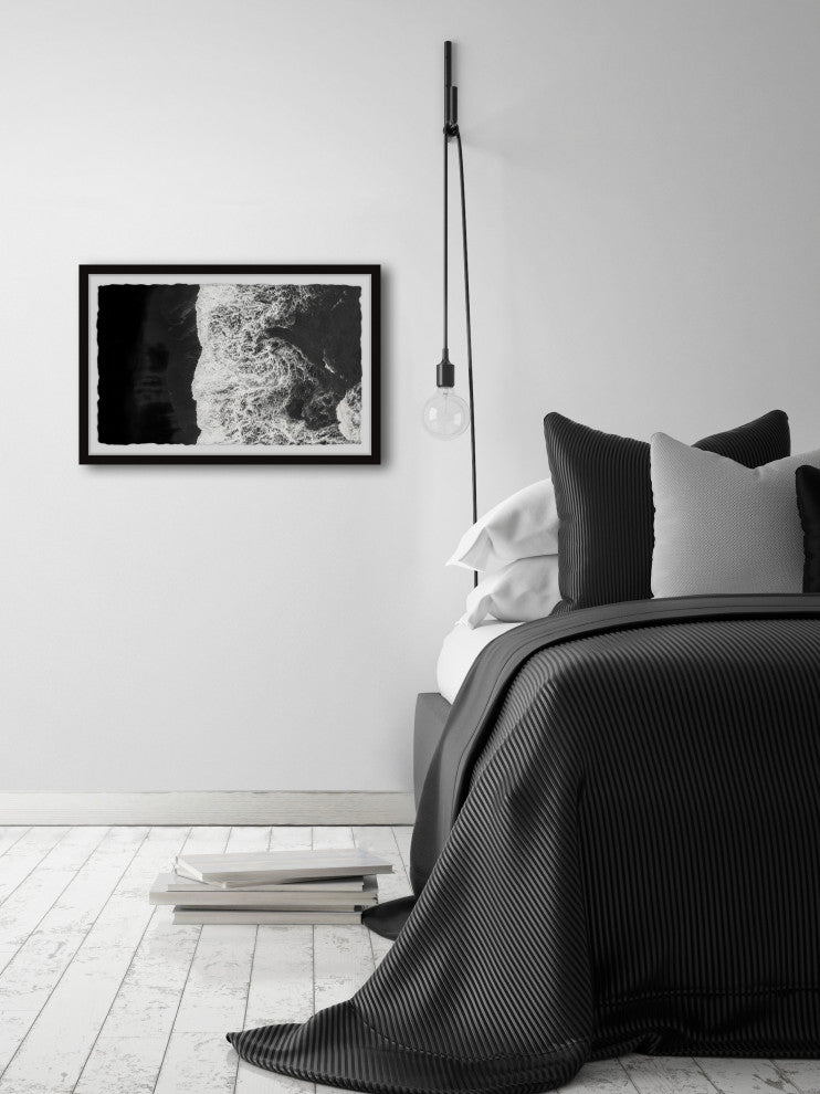 "Sun Sea Sand" Framed Painting Print, 18x12
