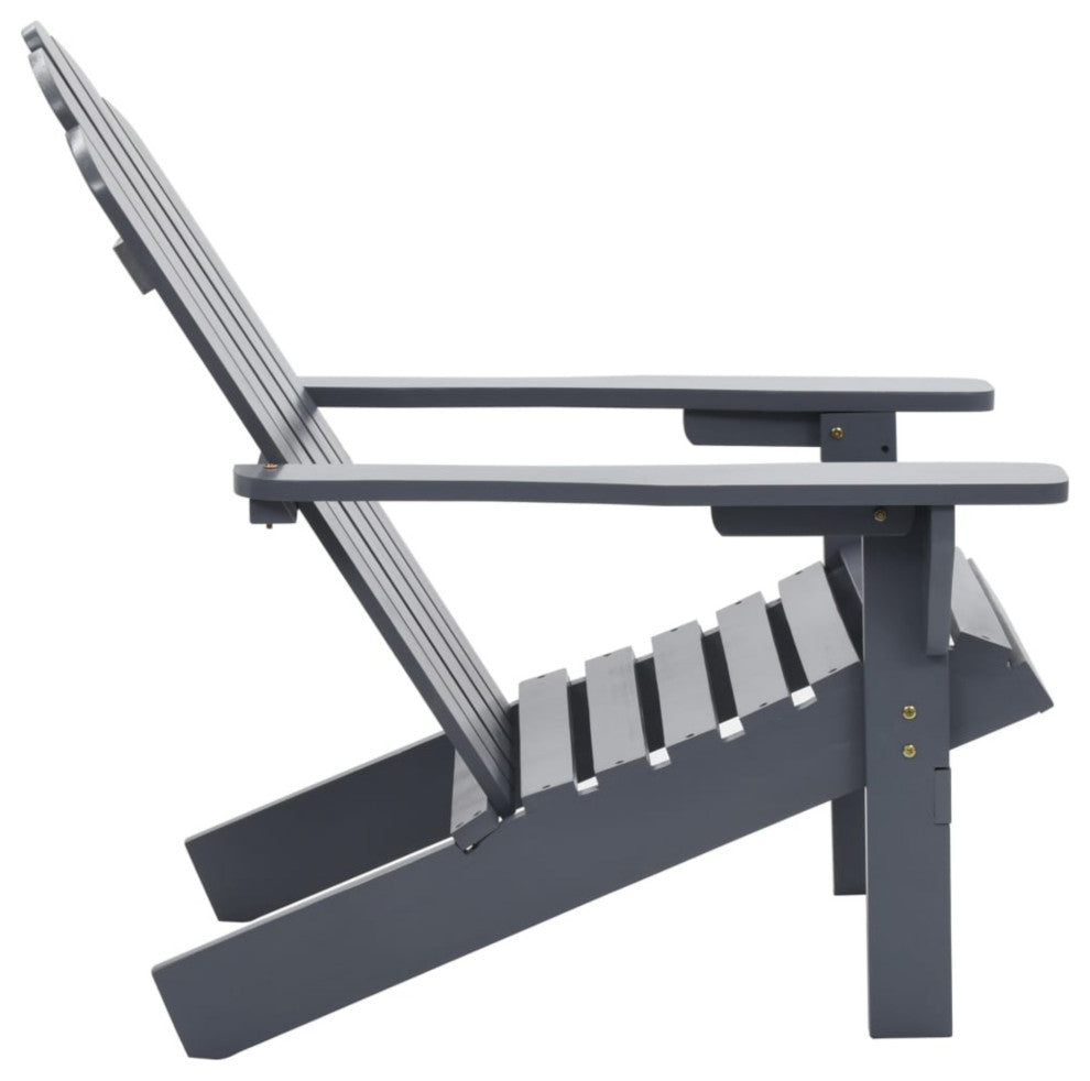 Vidaxl Garden Chair Wood Gray