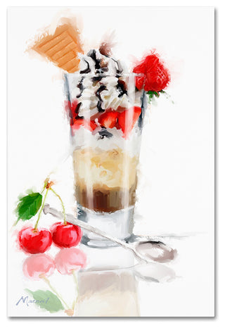 The Macneil Studio 'Ice Cream Sundae' Canvas Art, 32"x22"