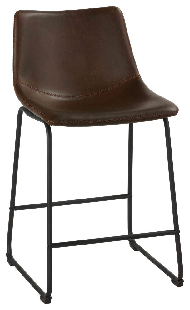 Cortesi Home Safi Counterstools, Brown