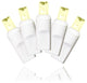 50 5Mm Warm White Lights 6" Spacing On White Wire
