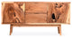 Live Edge Misun Suar Wood Bathroom Linen Cabinet With 2 Doors/2 Drawers