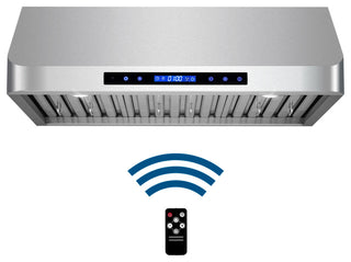 Cosmo Modern Under-Cabinet Range Hood, Touch Screen, 30"