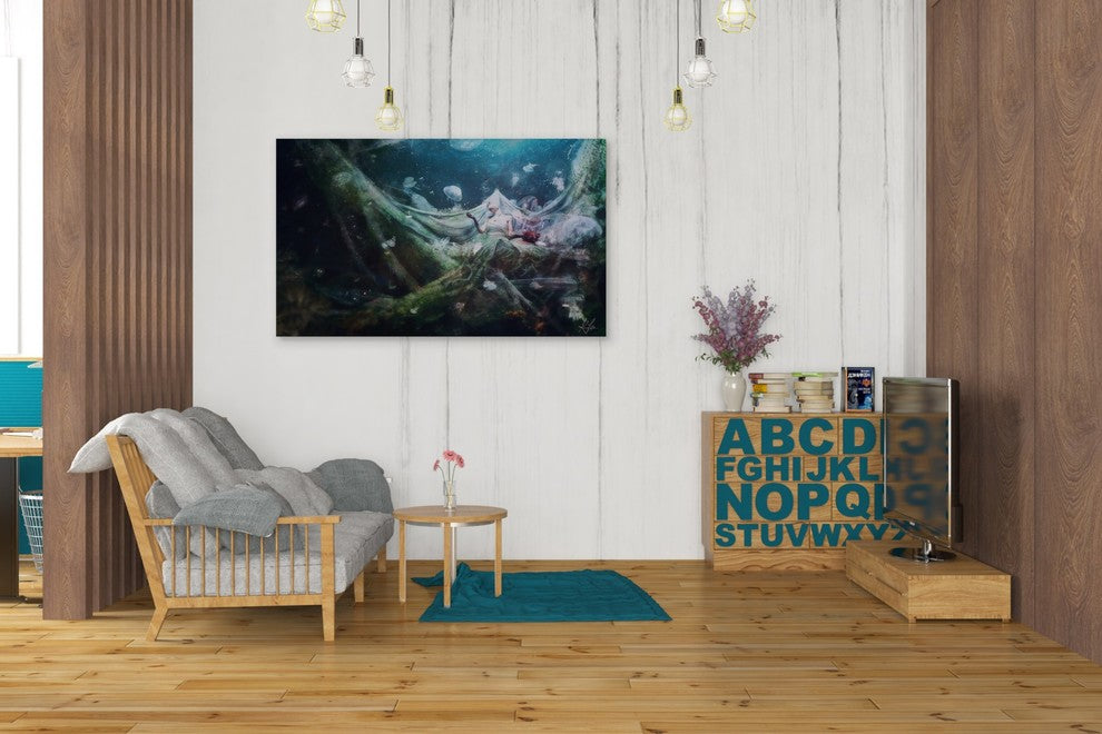 Cortesi Home "Unravel" by Mario Sanchez Nevado, Giclee Canvas Wall Art, 26"x40"