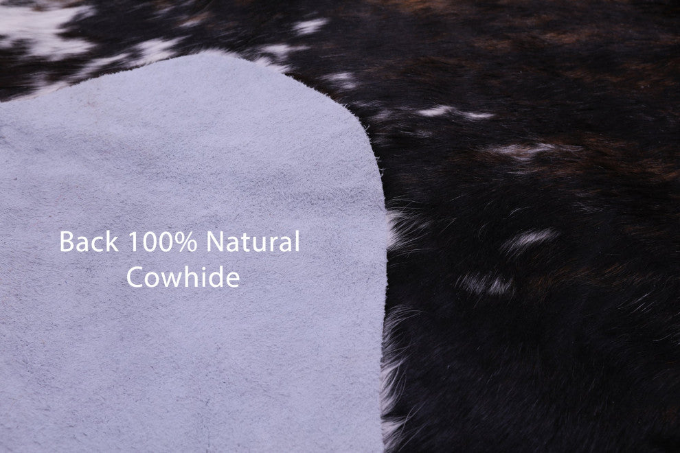 Natural Cowhide Rug 6' 4" X 5' 10" C1886