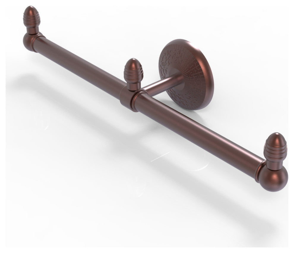 Monte Carlo 2 Arm Guest Towel Holder, Antique Copper