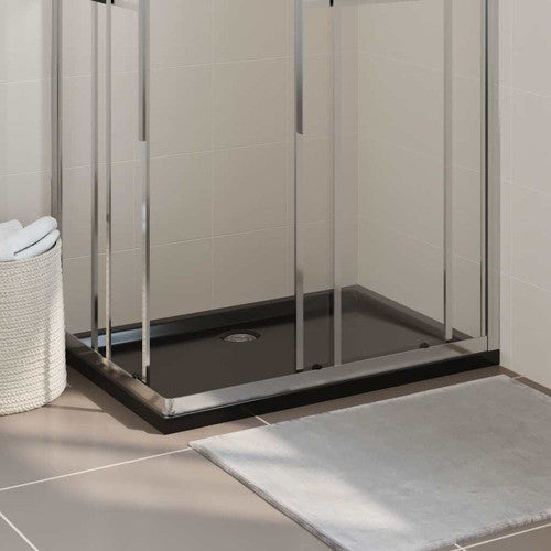 vidaXL Bathroom Shower Base Tray, Non-slip, Reinforced ABS, 27.6x39.4 Inches