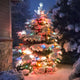 Liteup110 Solar String Lights 110 Count For Holiday Or Party Outdoor Lights, Mul
