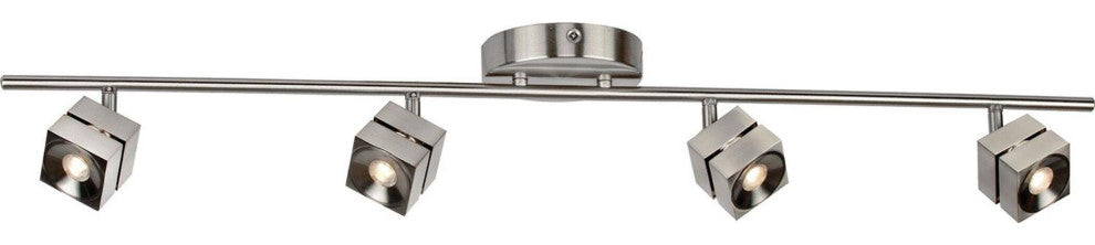 Cantrell LED Fixed Rail Light, Satin Nickel