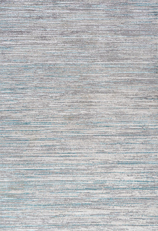 Loom Modern Strie' Area Rug, Gray/Turquoise, 4 X 6