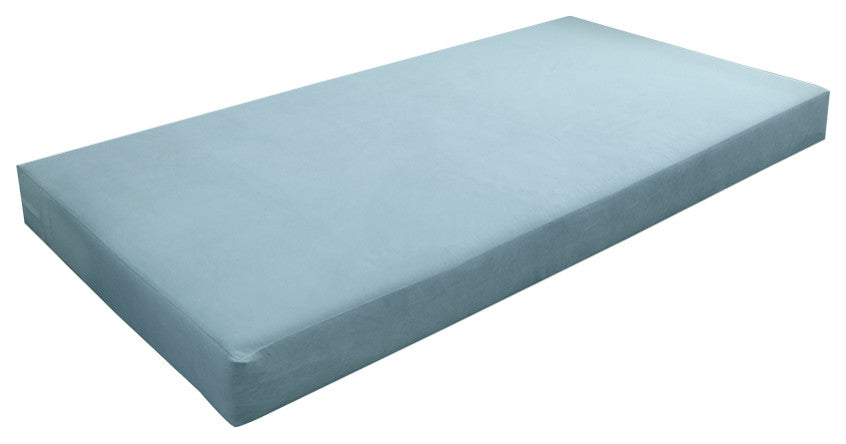 Knife Edge 6" Twin-XL 80x39x6 Velvet Indoor Daybed Mattress |COVER ONLY|-AD355