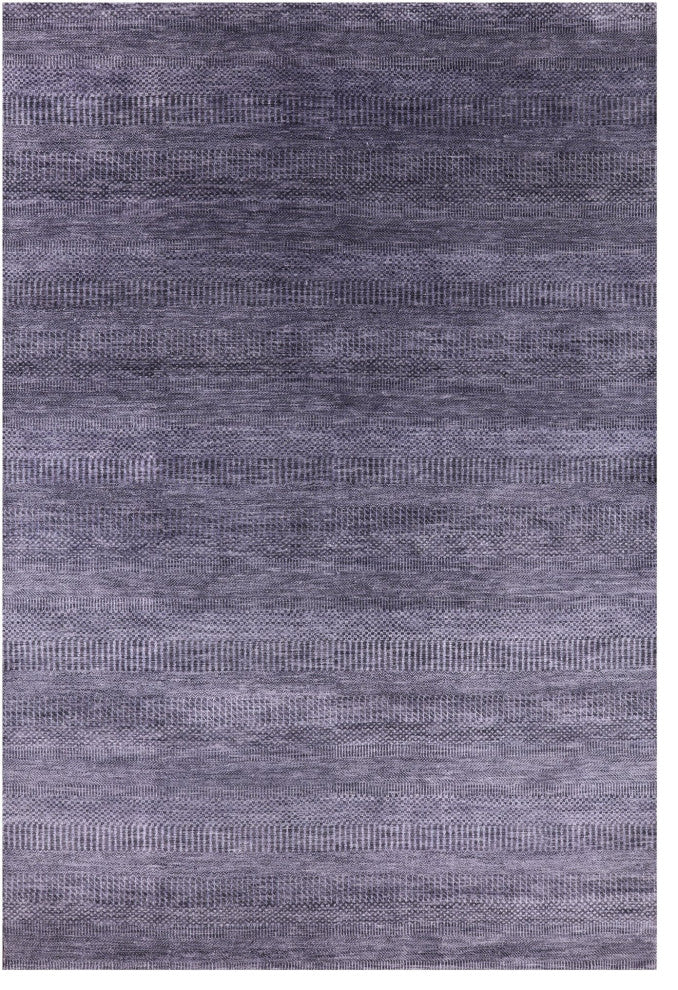 6' 1" X 9' 0" Wool and Silk Savannah Grass Handmade Rug Q11953
