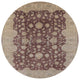 Ahgly Company Indoor Round Mid-Century Modern Area Rugs, 7' Round