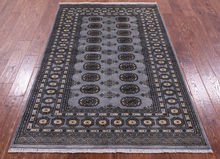 4' 0" X 6' 2" Silky Bokhara Hand Knotted Wool Rug - Q21834