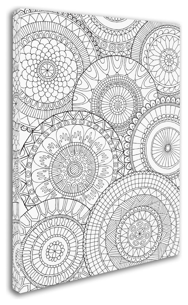 Hello Angel ''Circulars'' Canvas Art, 24x18